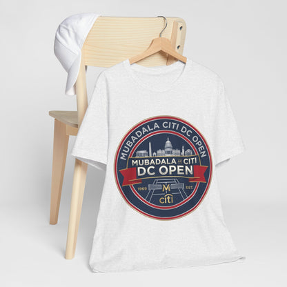 DC Open Tennis Tee — 'Mubadala Citi DC Open' Vintage Badge Shirt