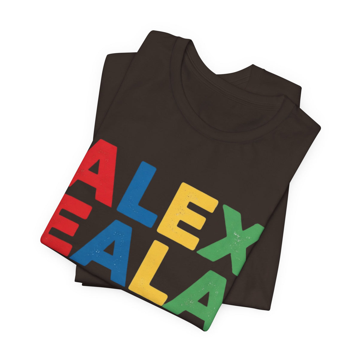 Alex Eala Colorblock Name Tee — Kids & Fans Tennis Player Tribute Shirt