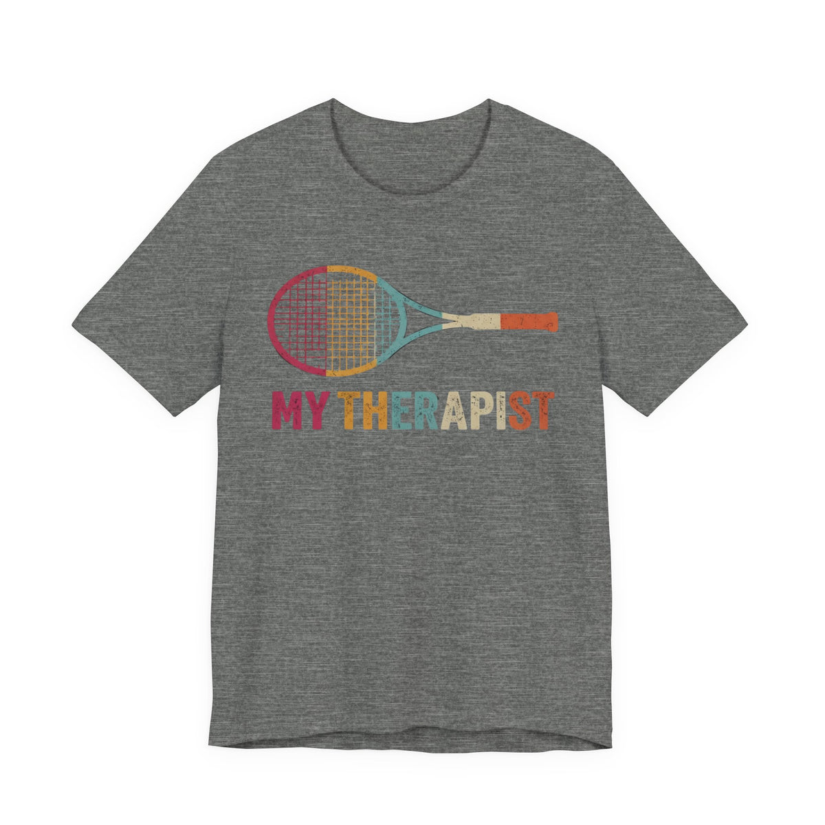 Tennis 'My Therapist' Graphic Tee — Funny Tennis Player Gift