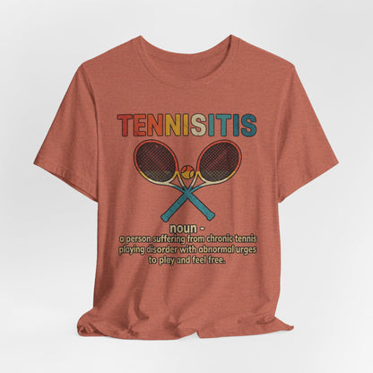 Tennisitis T-Shirt – Vintage Tennis Rackets Graphic Tee