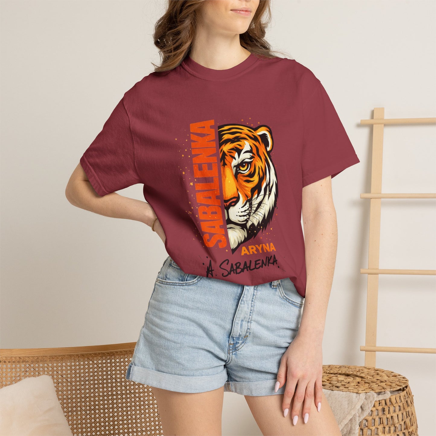 Aryna Sabalenka Tiger T-Shirt — Sabalenka Tennis Fan Tee