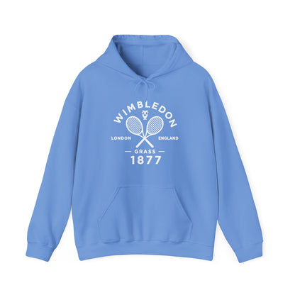 Wimbledon 1877 Tennis Hoodie — Classic Racquets Logo Pullover