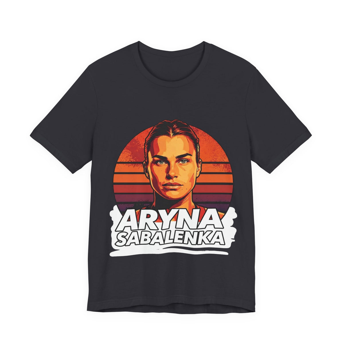 Aryna Sabalenka Graphic Tee — Vintage Sunset Tennis Player T-Shirt