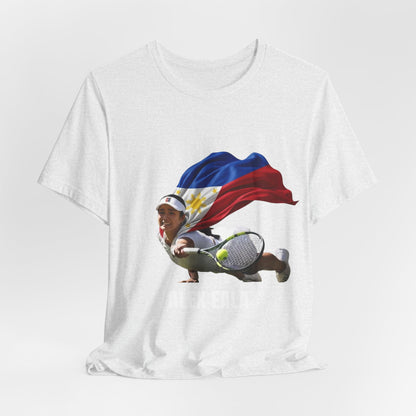 Tennis Superhero Tee — Philippine Flag Athlete Graphic