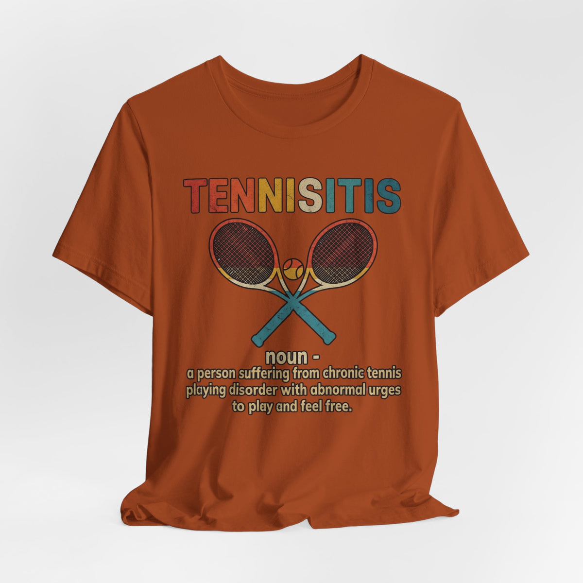 Tennisitis T-Shirt – Vintage Tennis Rackets Graphic Tee