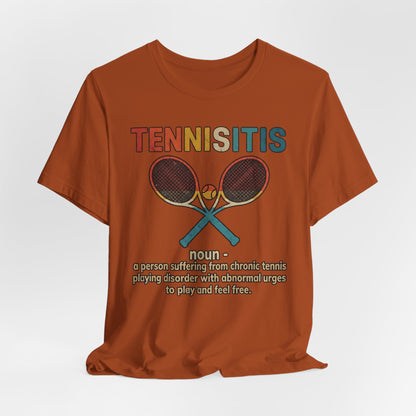 Tennisitis T-Shirt – Vintage Tennis Rackets Graphic Tee