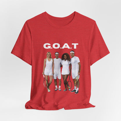 GOAT Tennis Players T-Shirt – Vintage Court Team Graphic Tee