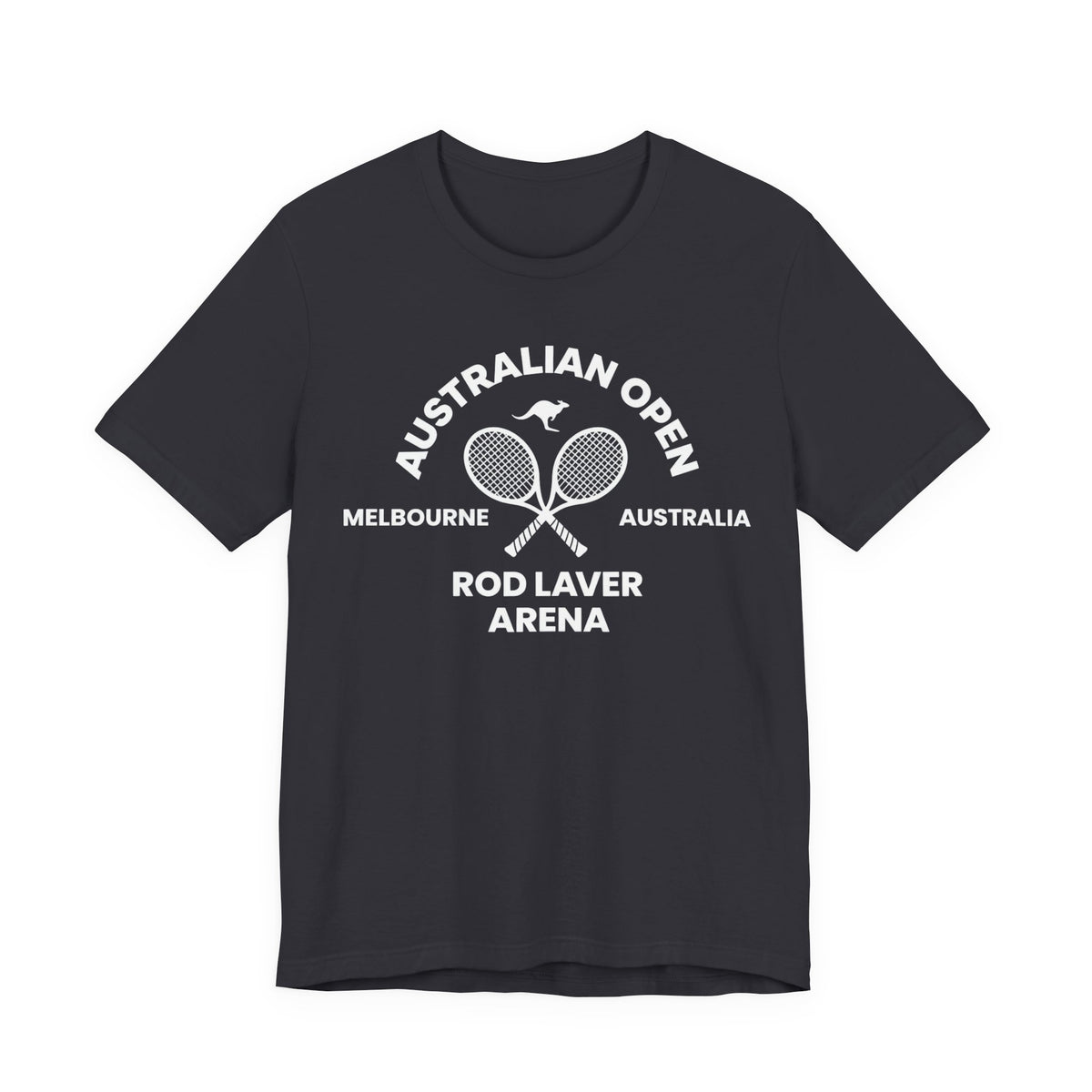 Classic White Tennis Tee — Unisex Jersey Short Sleeve