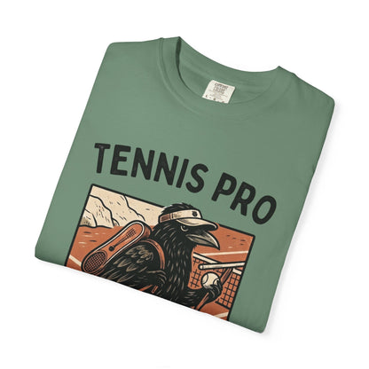 Tennis Pro T‑Shirt — Vintage Raven Tennis Graphic