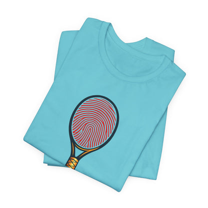 Tennis DNA T‑Shirt — "It's In My DNA" Racket Fingerprint Tee