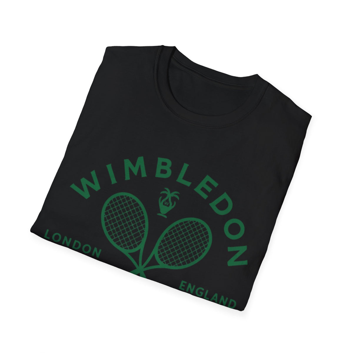 Wimbledon 2026 Tennis T‑Shirt — Vintage Rackets London Logo