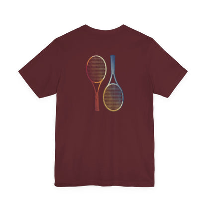 Tennis Rackets Tee — Vintage Wooden Racquets Graphic Shirt