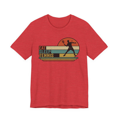 Eat Sleep Tennis Vintage Graphic Tee
