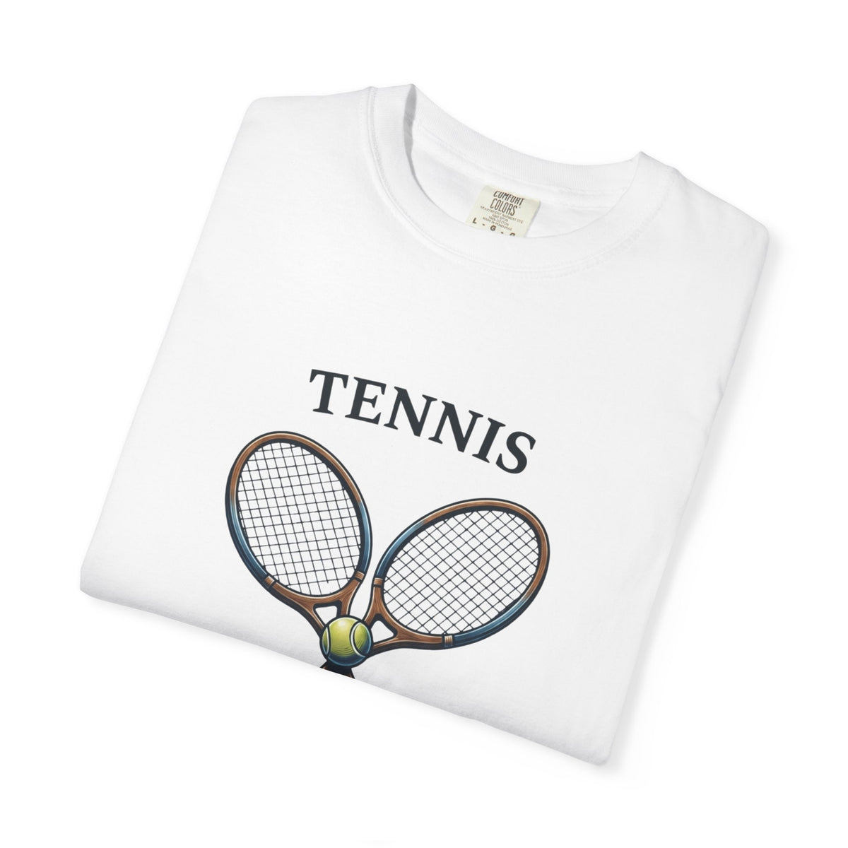 Tennis Anyone? Graphic T-Shirt — Vintage Racket & Ball Tee for Tennis Players