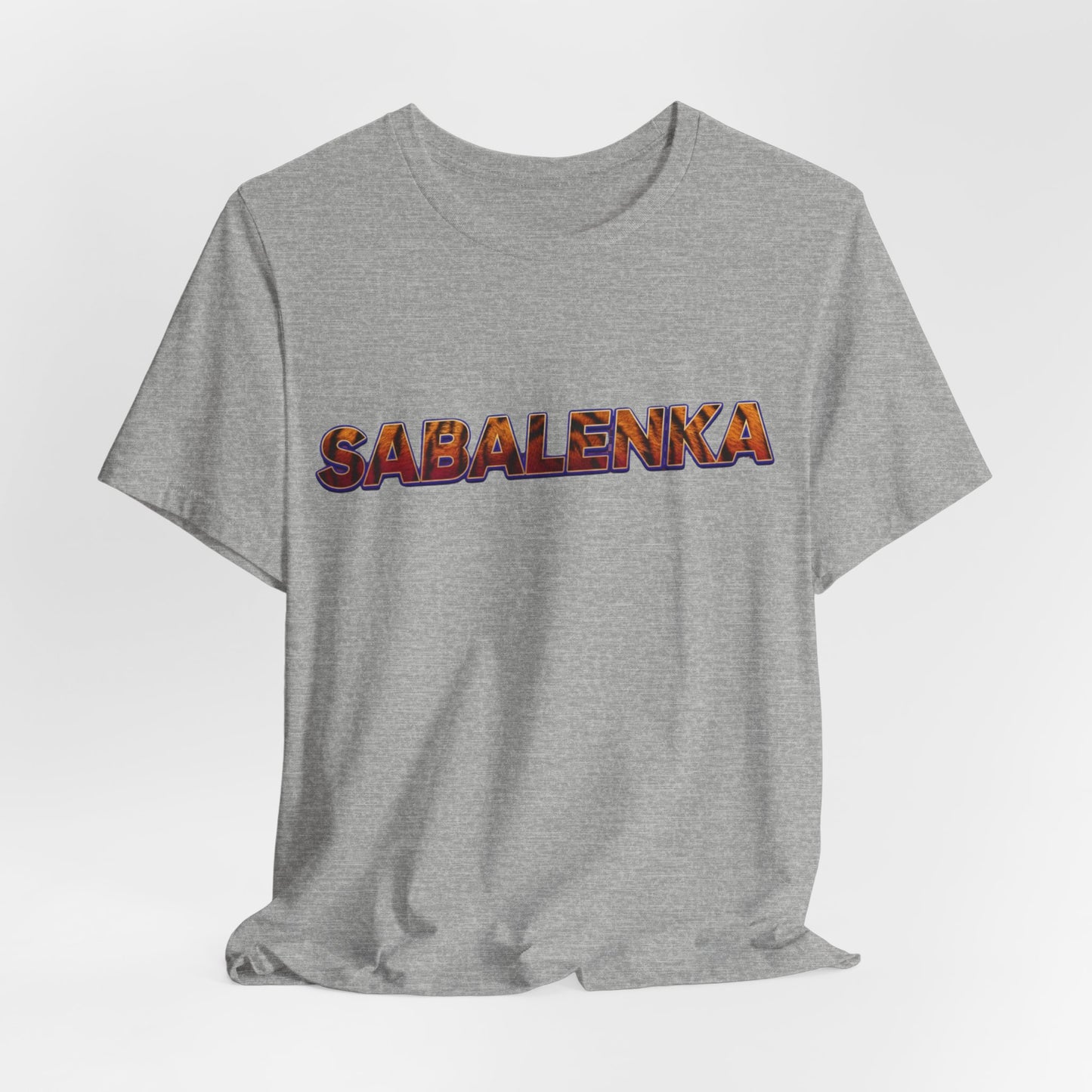 Sabalenka Tennis T‑Shirt — Bold Text Fan Tee