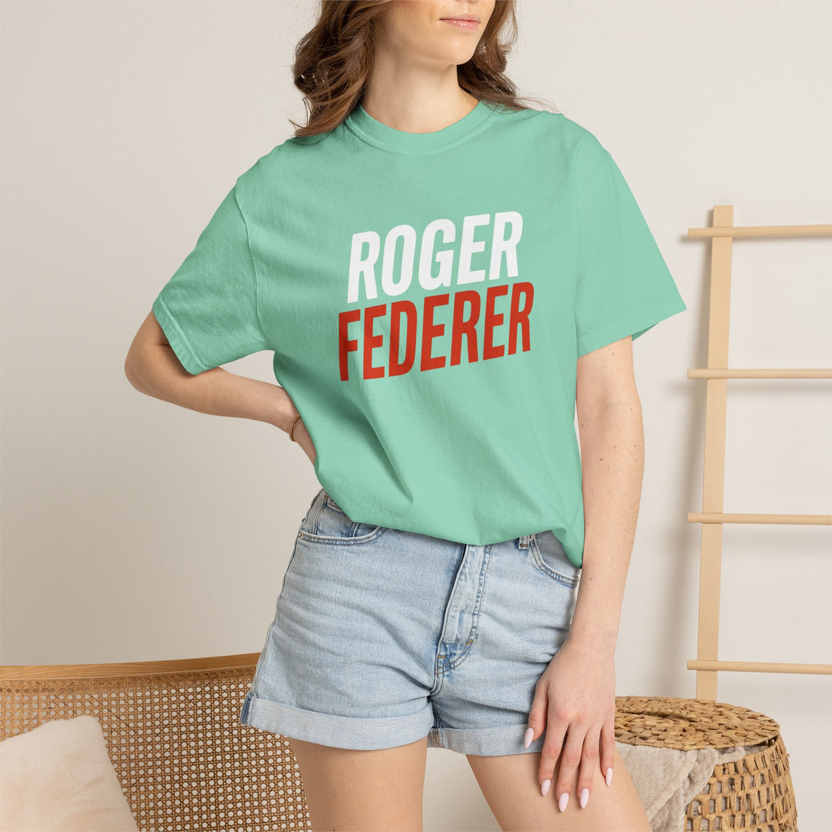 Roger Federer Retro Tennis T-Shirt