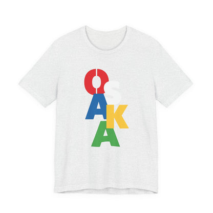 Tennis player Naomi Osaka Color Block Vertical Logo Tee