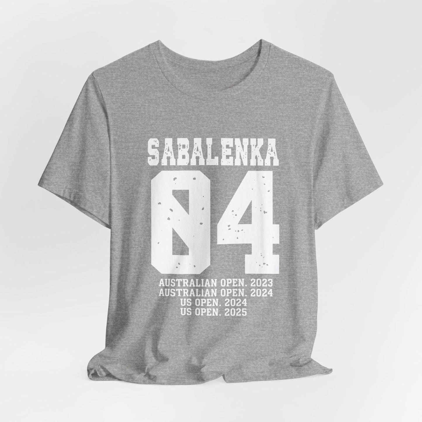 Sabalenka Short Sleeve Tee — Minimal Classic Blank T‑Shirt