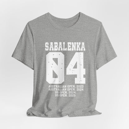 Sabalenka Short Sleeve Tee — Minimal Classic Blank T‑Shirt