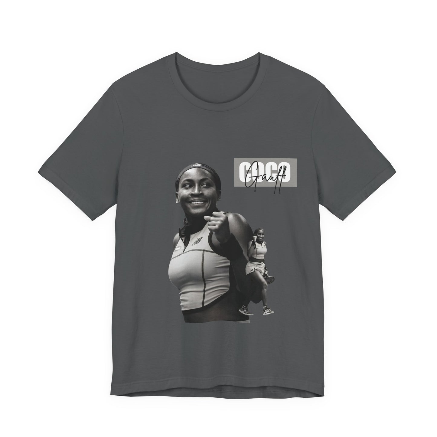 GOGP Graphic Tee — Black & White Motivational Photo T-Shirt