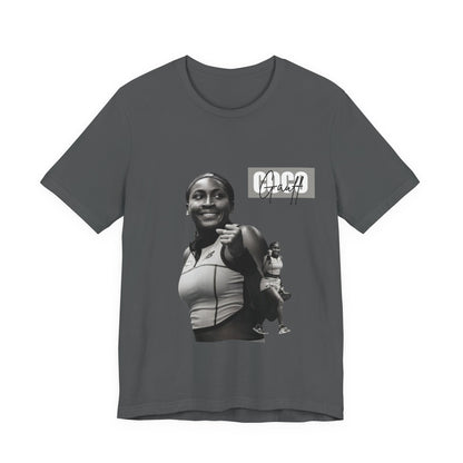 GOGP Graphic Tee — Black & White Motivational Photo T-Shirt