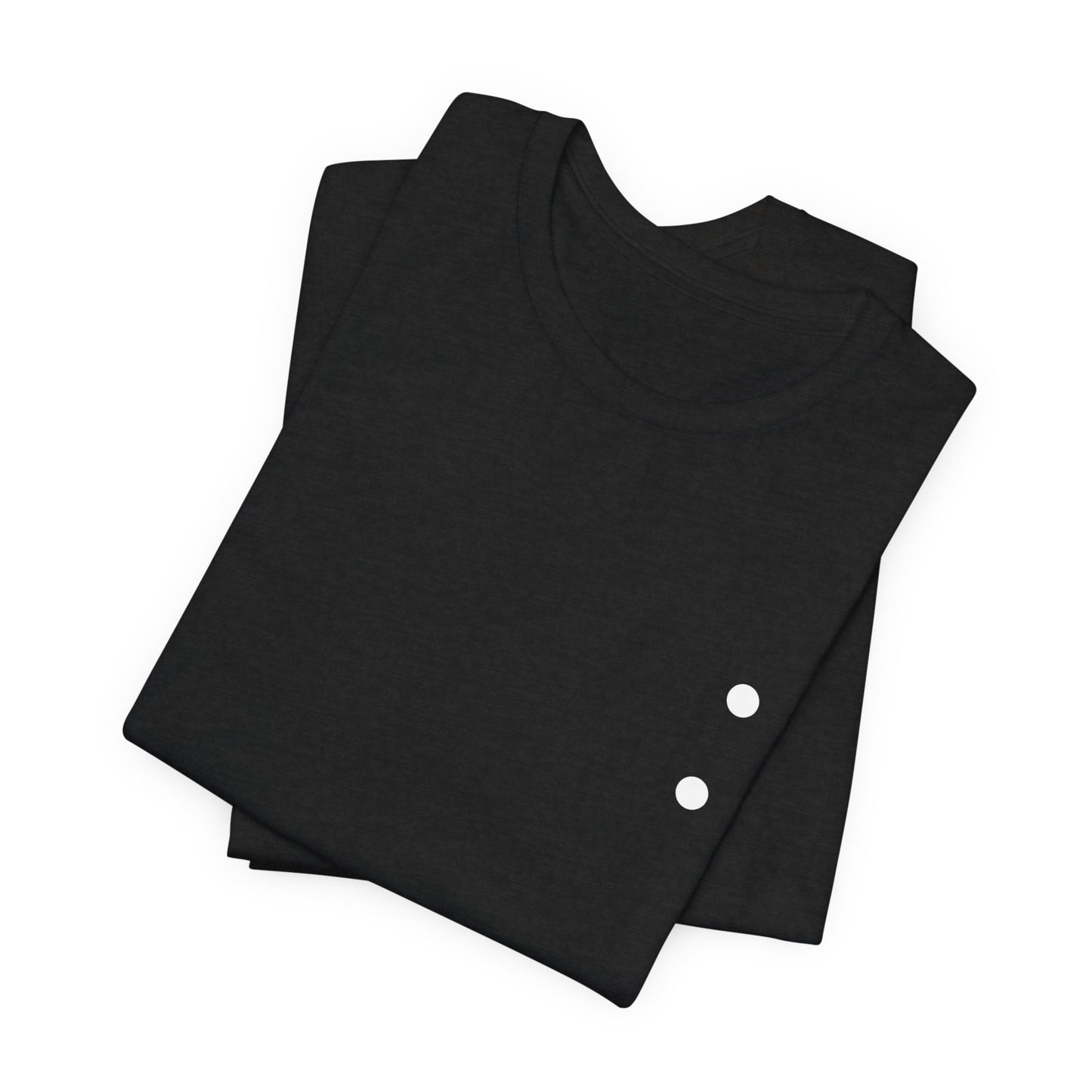Minimal Dot Chest Tee — Casual Everyday Short Sleeve Shirt