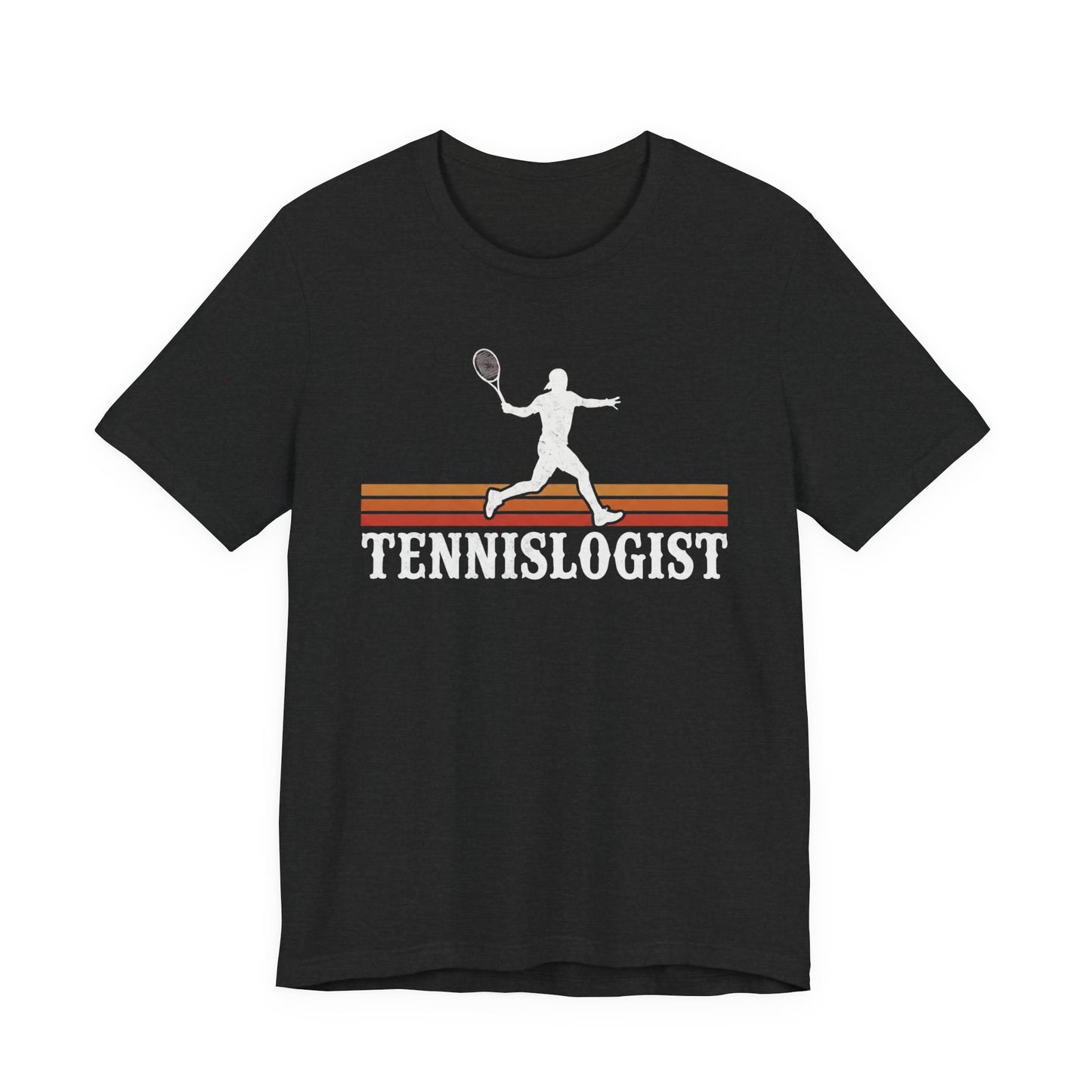 Tennislogist T‑Shirt – Retro Tennis Player Graphic Tee for Coaches & Fans