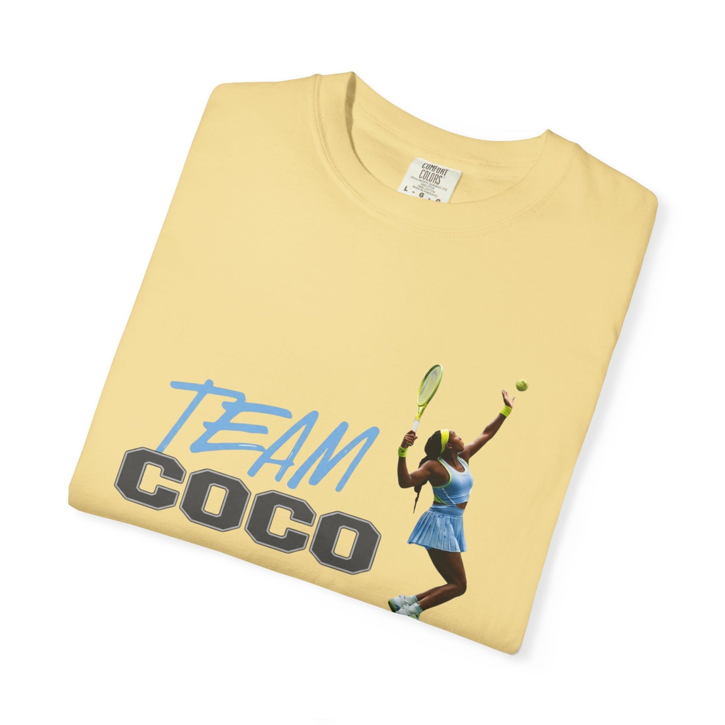 Team Coco Gauff Tennis T-Shirt — "TEAM COCO" Tennis Player Graphic Tee