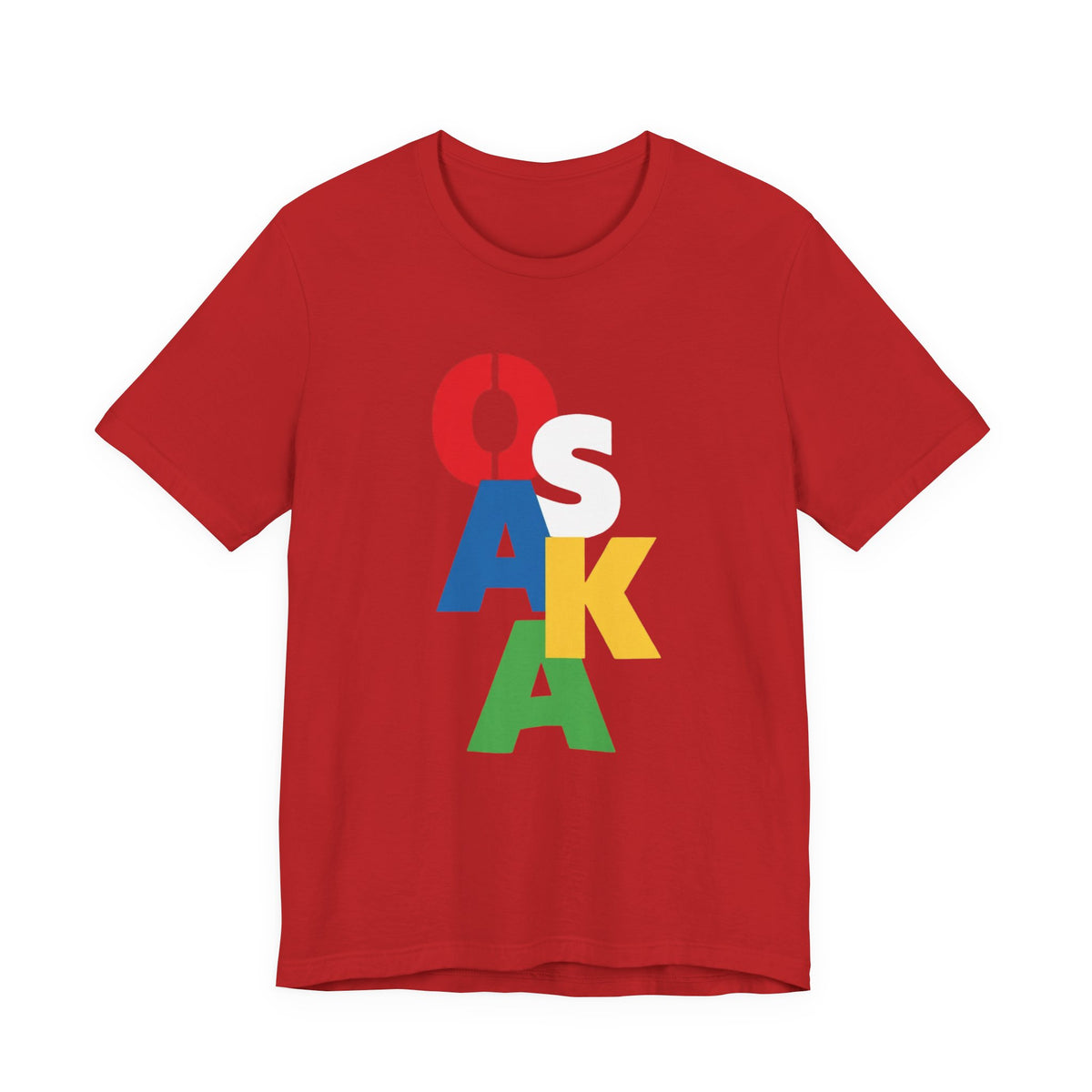 Tennis player Naomi Osaka Color Block Vertical Logo Tee