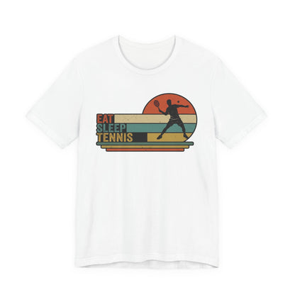 Eat Sleep Tennis Vintage Graphic Tee