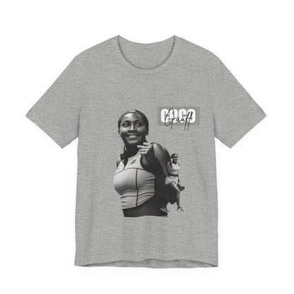 GOGP Graphic Tee — Black & White Motivational Photo T-Shirt