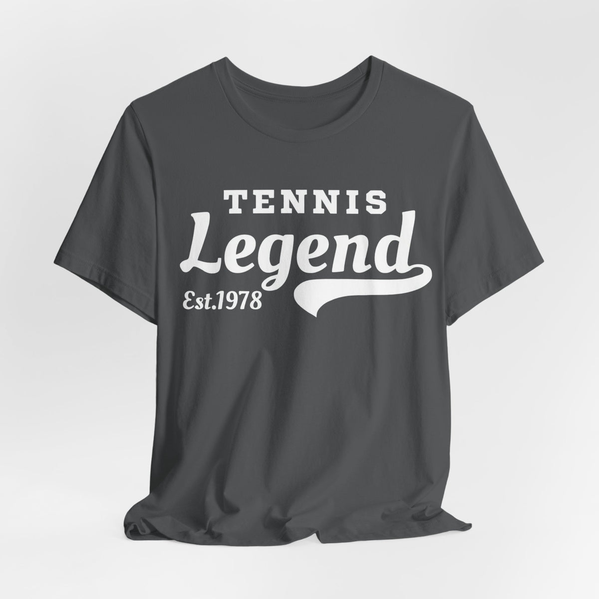 Tennis Legend Tee – Retro "Tennis Legend Est. 1978" Graphic Shirt