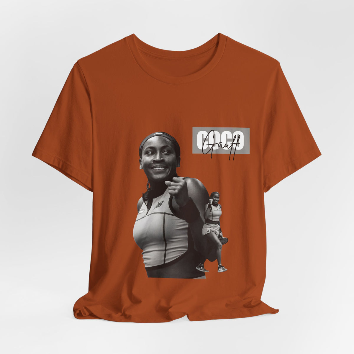 GOGP Graphic Tee — Black & White Motivational Photo T-Shirt