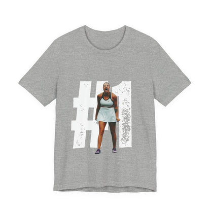 Tennis Player Graphic Tee — Fierce Court Celebration Shirt