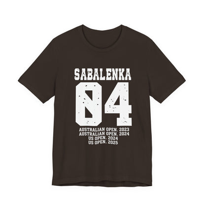 Sabalenka Short Sleeve Tee — Minimal Classic Blank T‑Shirt