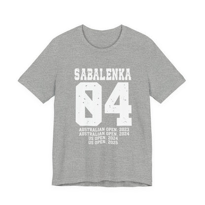 Sabalenka Short Sleeve Tee — Minimal Classic Blank T‑Shirt