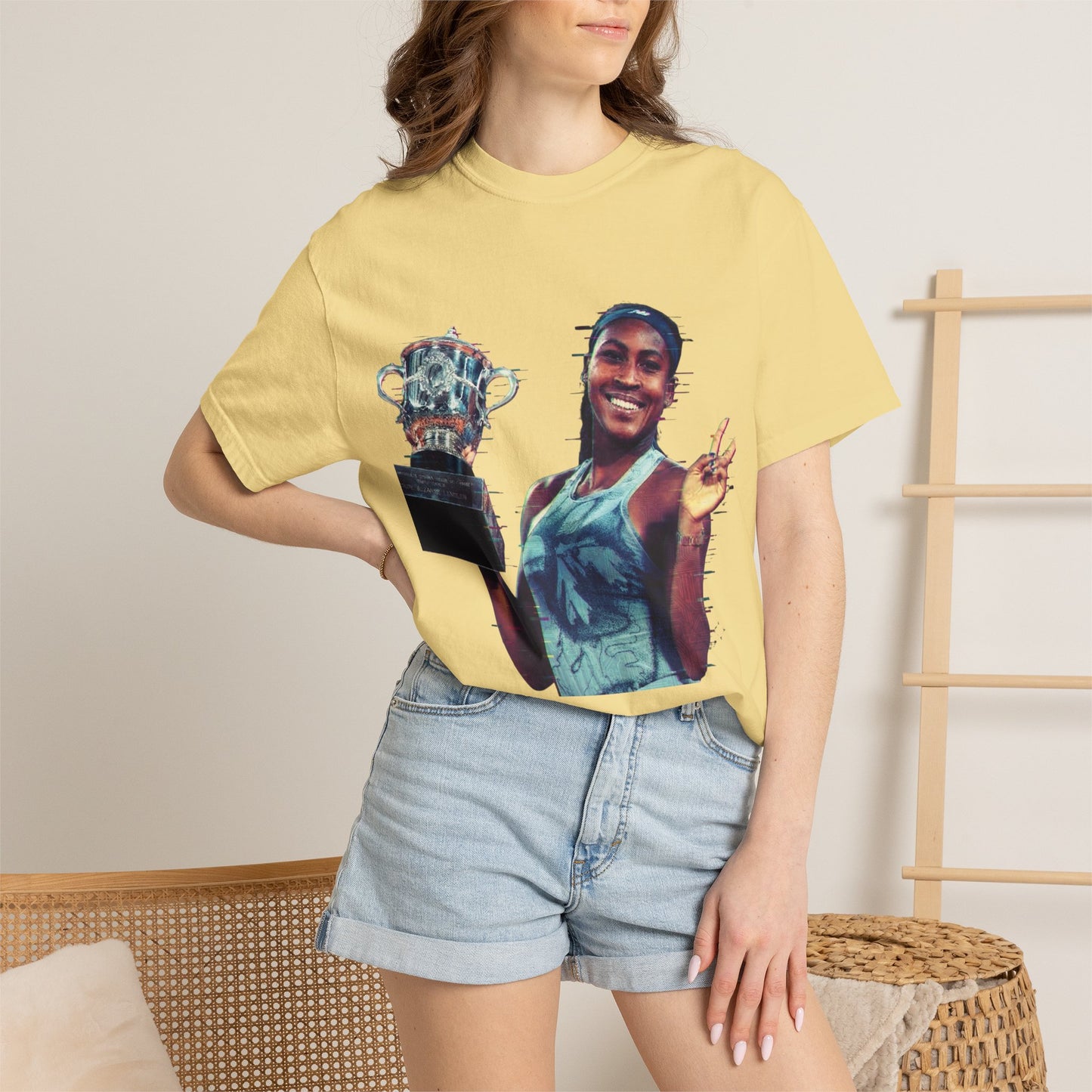 T-Shirt — Coco Gauff Champion Photo Tee