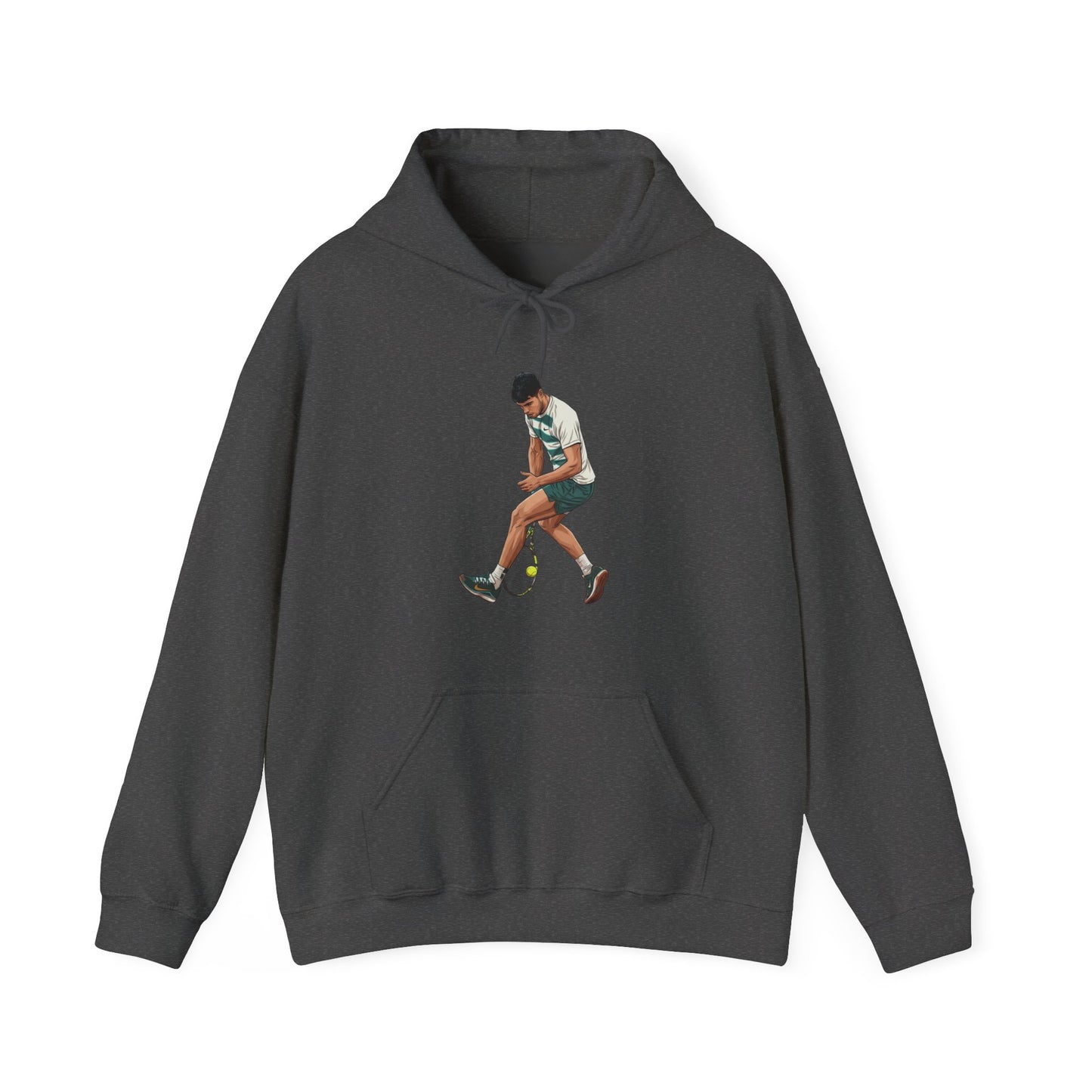 Vintage Tennis Hoodie — "It’s Carlos Alcaraz" Retro Tennis Illustration Sweatshirt