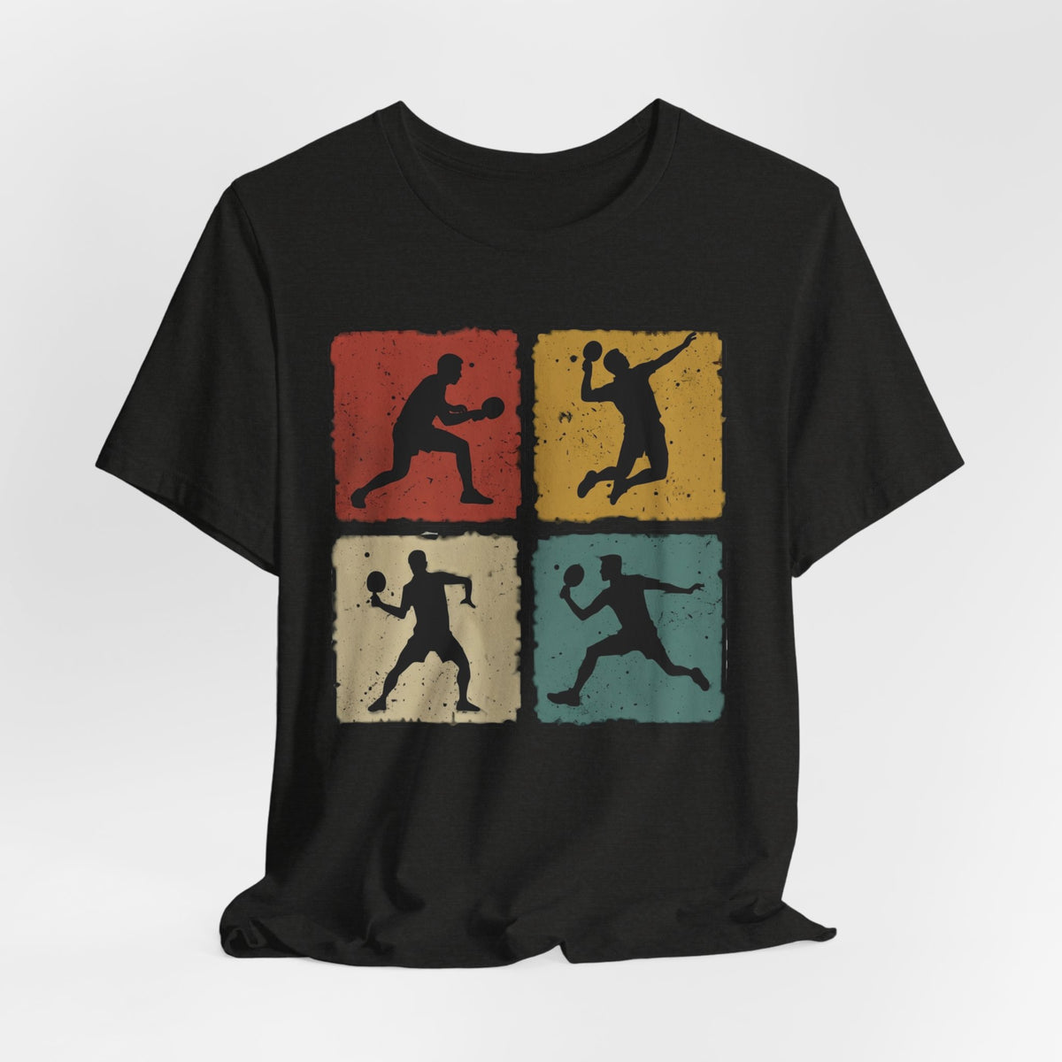 Tennis Silhouette Tee — Retro Vintage Graphic Shirt