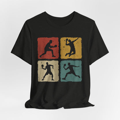 Tennis Silhouette Tee — Retro Vintage Graphic Shirt