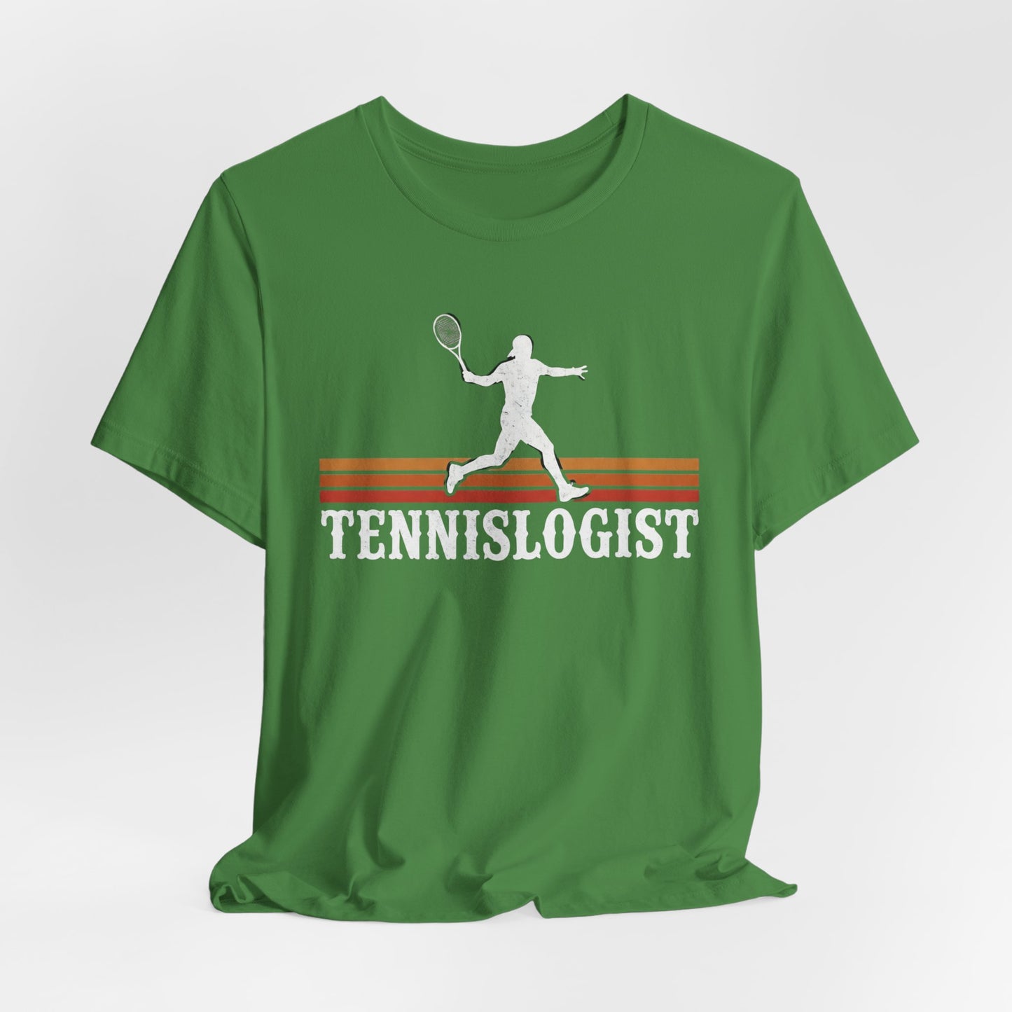 Tennislogist T‑Shirt – Retro Tennis Player Graphic Tee for Coaches & Fans