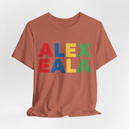 Alex Eala Colorblock Name Tee — Kids & Fans Tennis Player Tribute Shirt