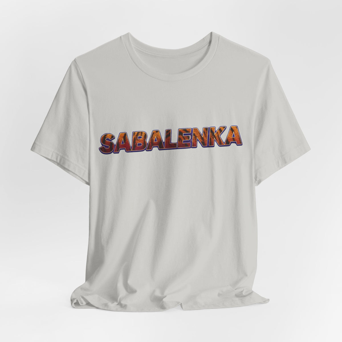 Sabalenka Tennis T‑Shirt — Bold Text Fan Tee