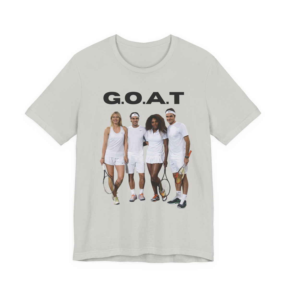 G.O.A.T. Tennis Team Graphic Tee - Federer, Serena, Nadal, Sharapova
