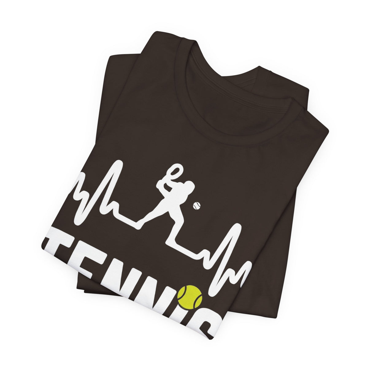 Tennis Pulse Tee — Heartbeat Tennis Player Graphic Shirt
