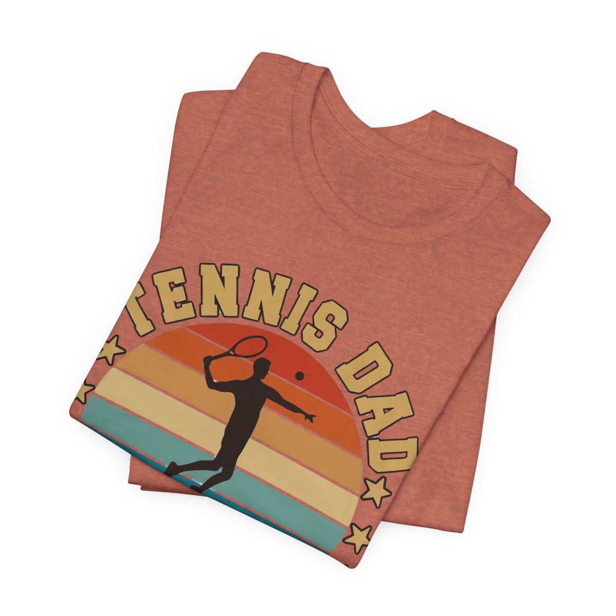 Tennis Dad Tee - "Like a Regular Dad but Cooler" Retro Tennis Father's Day Shirt