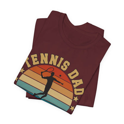 Tennis Dad Tee - "Like a Regular Dad but Cooler" Retro Tennis Father's Day Shirt