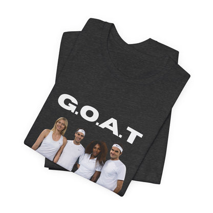 GOAT Tennis Players T-Shirt – Vintage Court Team Graphic Tee