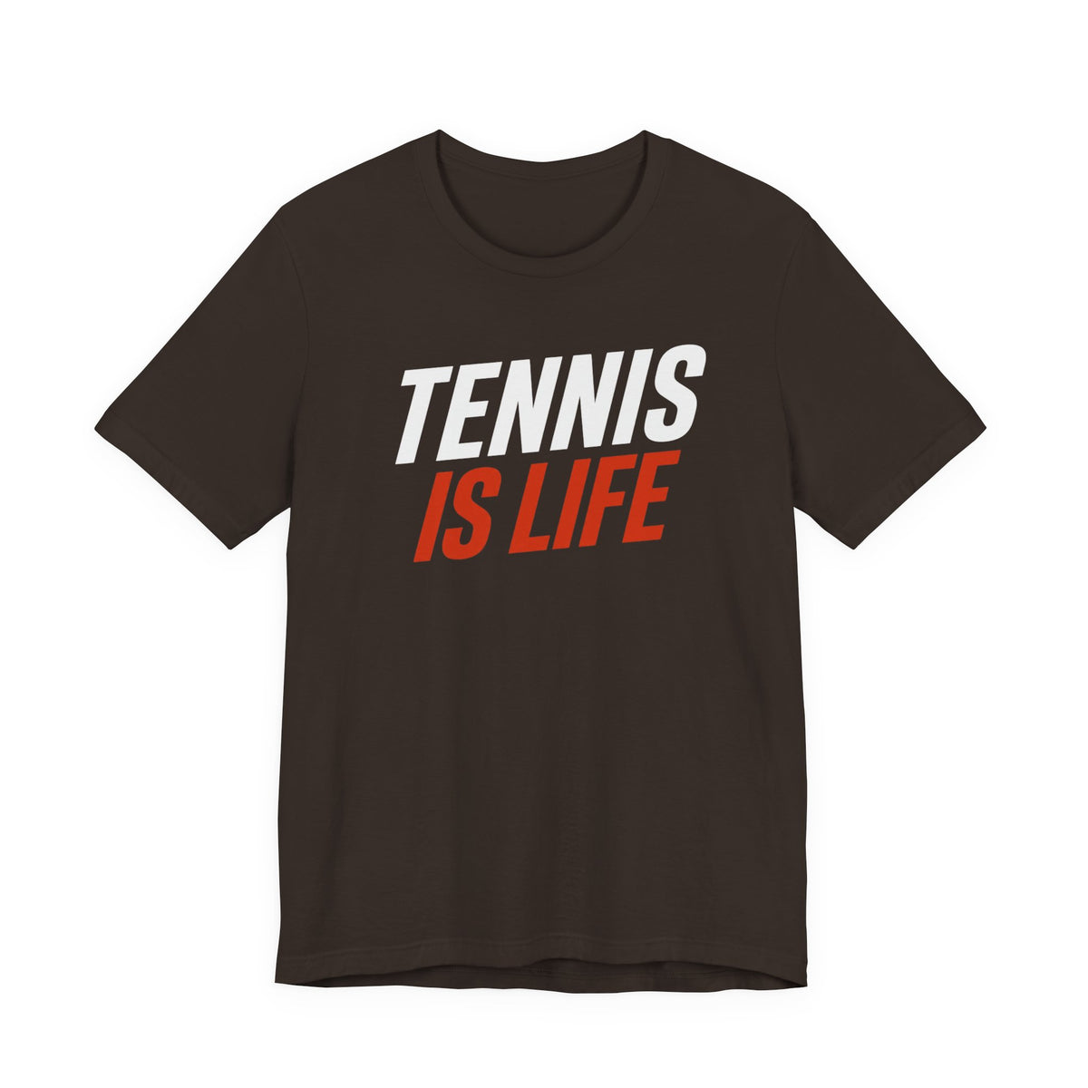 Tennis Is Life Tee — Athletic Graphic T-Shirt for Tennis Players & Fans