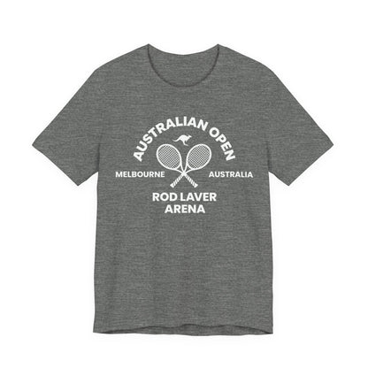 Classic White Tennis Tee — Unisex Jersey Short Sleeve